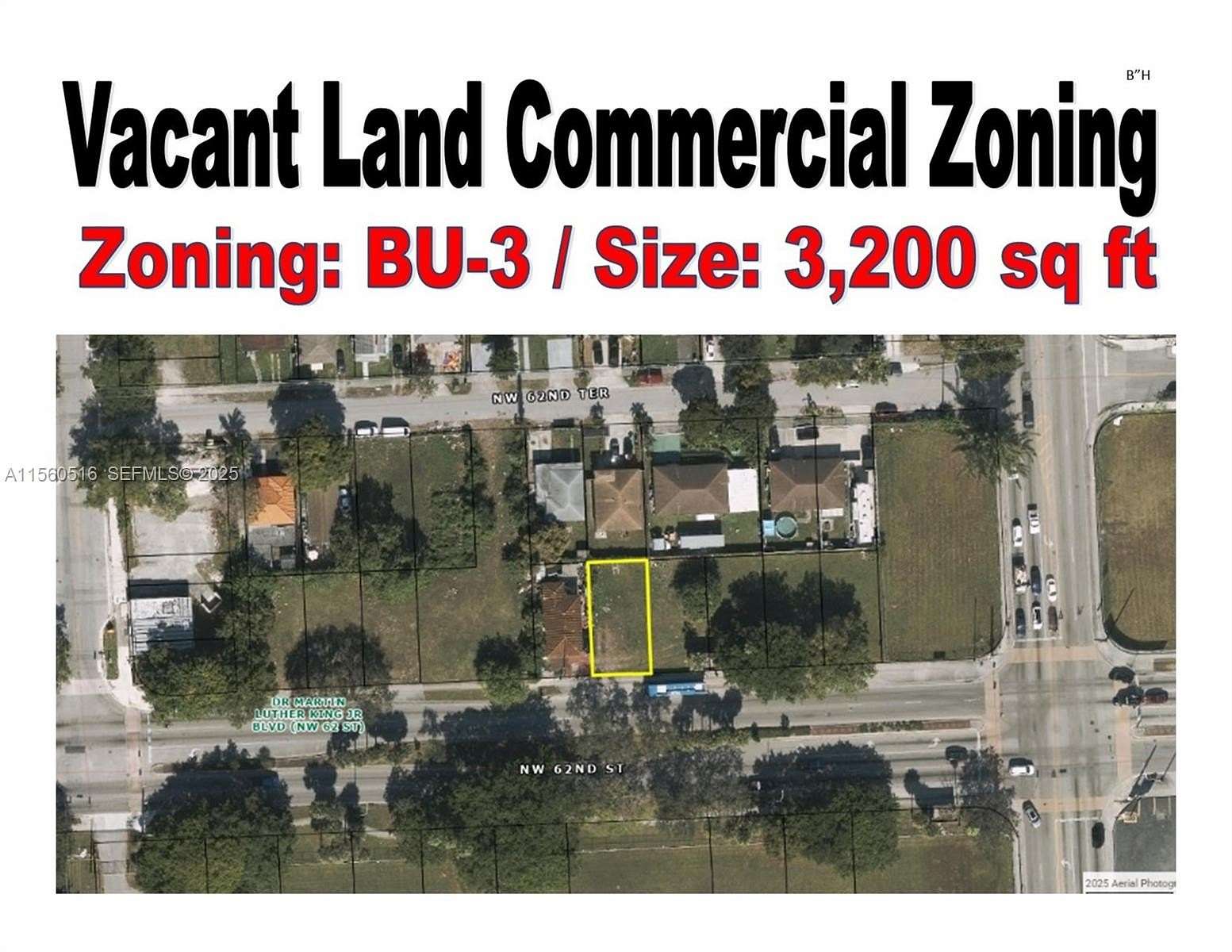0.07 Acres of Commercial Land for Lease in Miami, Florida