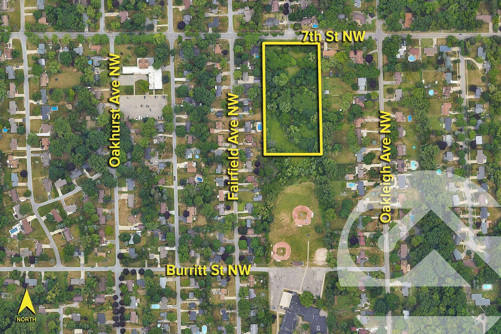 5 Acres of Residential Land for Sale in Grand Rapids, Michigan