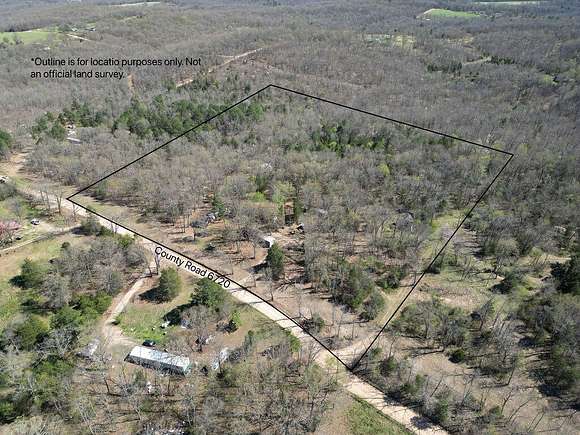 10 Acres of Residential Land with Home for Sale in Pottersville, Missouri