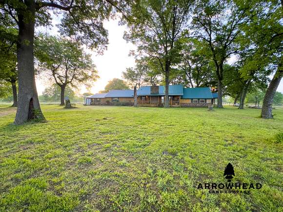 330 Acres of Land with Home for Sale in Wewoka, Oklahoma