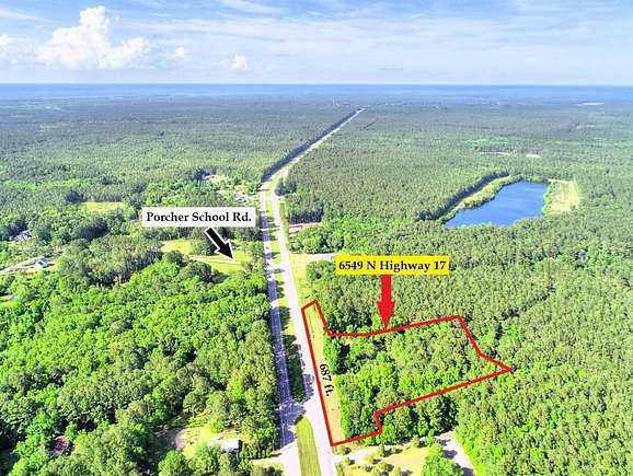 5 Acres of Residential Land for Sale in Awendaw, South Carolina