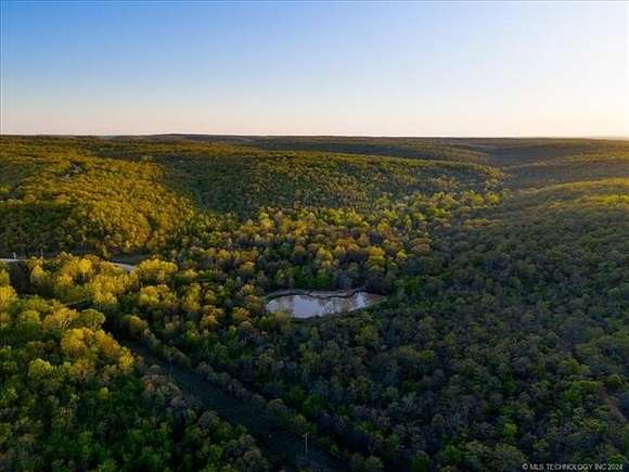 63.715 Acres of Recreational Land for Sale in Mounds, Oklahoma