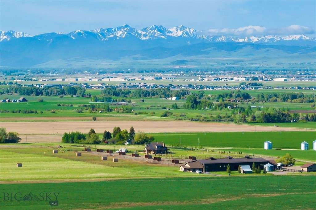 48.9 Acres of Agricultural Land with Home for Sale in Belgrade, Montana
