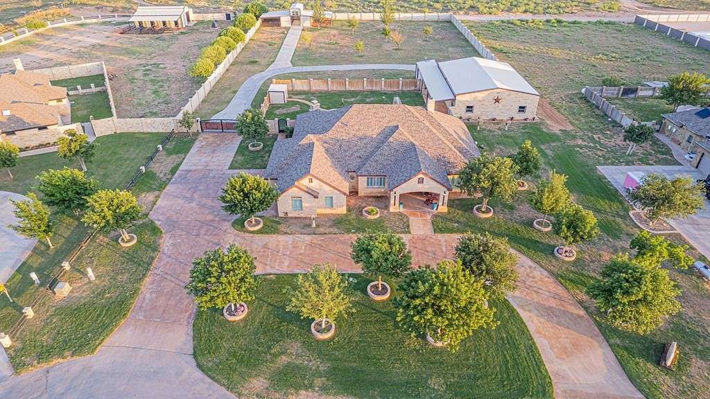 2 Acres of Residential Land with Home for Sale in Midland, Texas