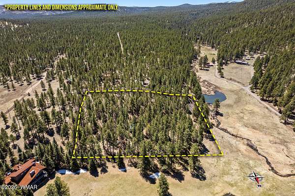 4 Acres of Residential Land with Home for Sale in Greer, Arizona