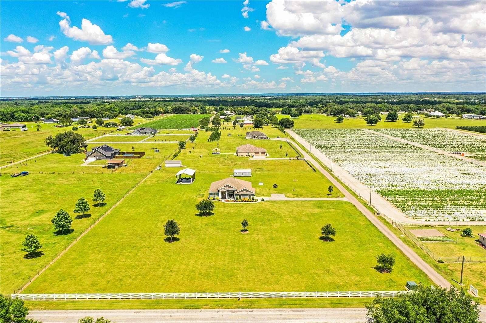 3 Acres of Residential Land with Home for Sale in Plant City, Florida