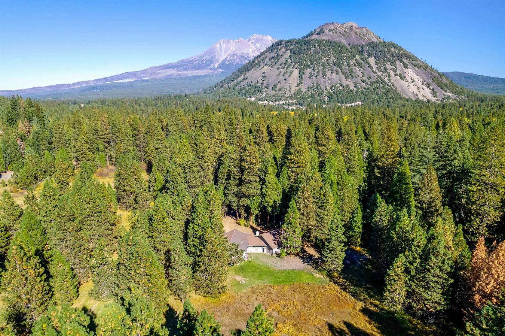 9 Acres of Land with Home for Sale in Mount Shasta, California