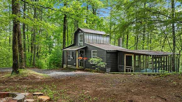 4.5 Acres of Residential Land with Home for Sale in Ellijay, Georgia