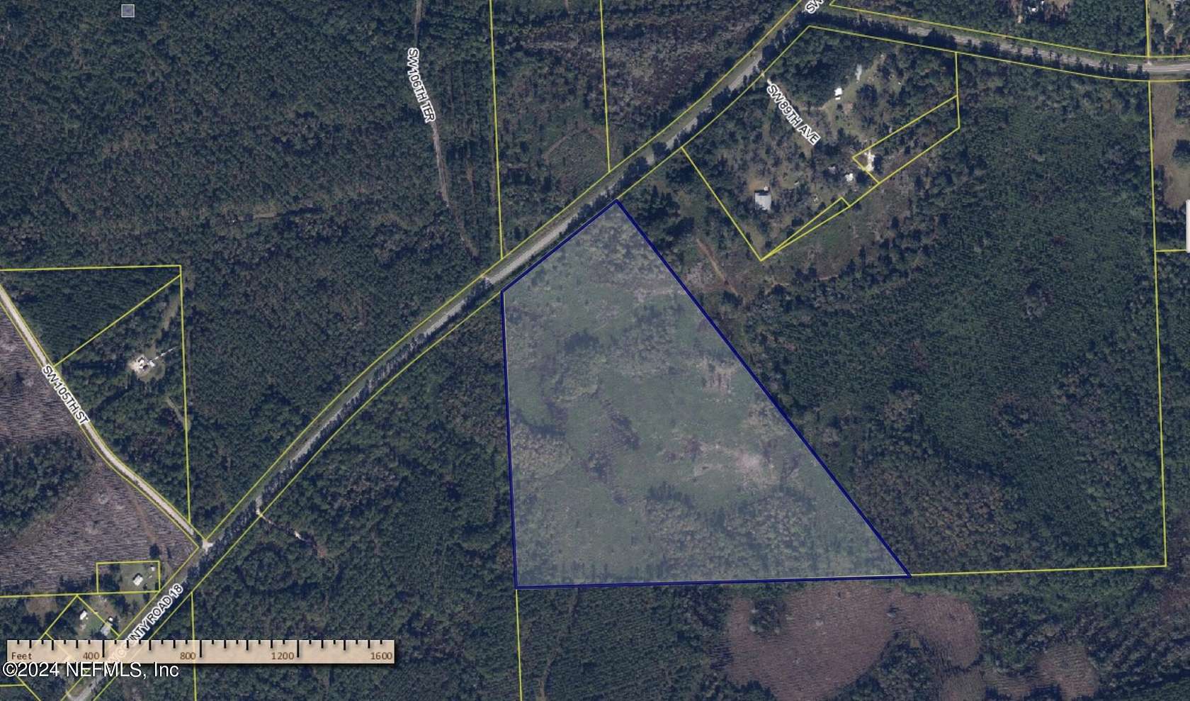 30.01 Acres of Recreational Land for Sale in Hampton, Florida