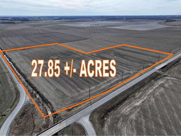 27.9 Acres of Land for Sale in Ellery, Illinois