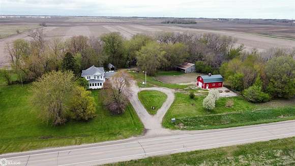 7.9 Acres of Residential Land with Home for Sale in Scarville, Iowa