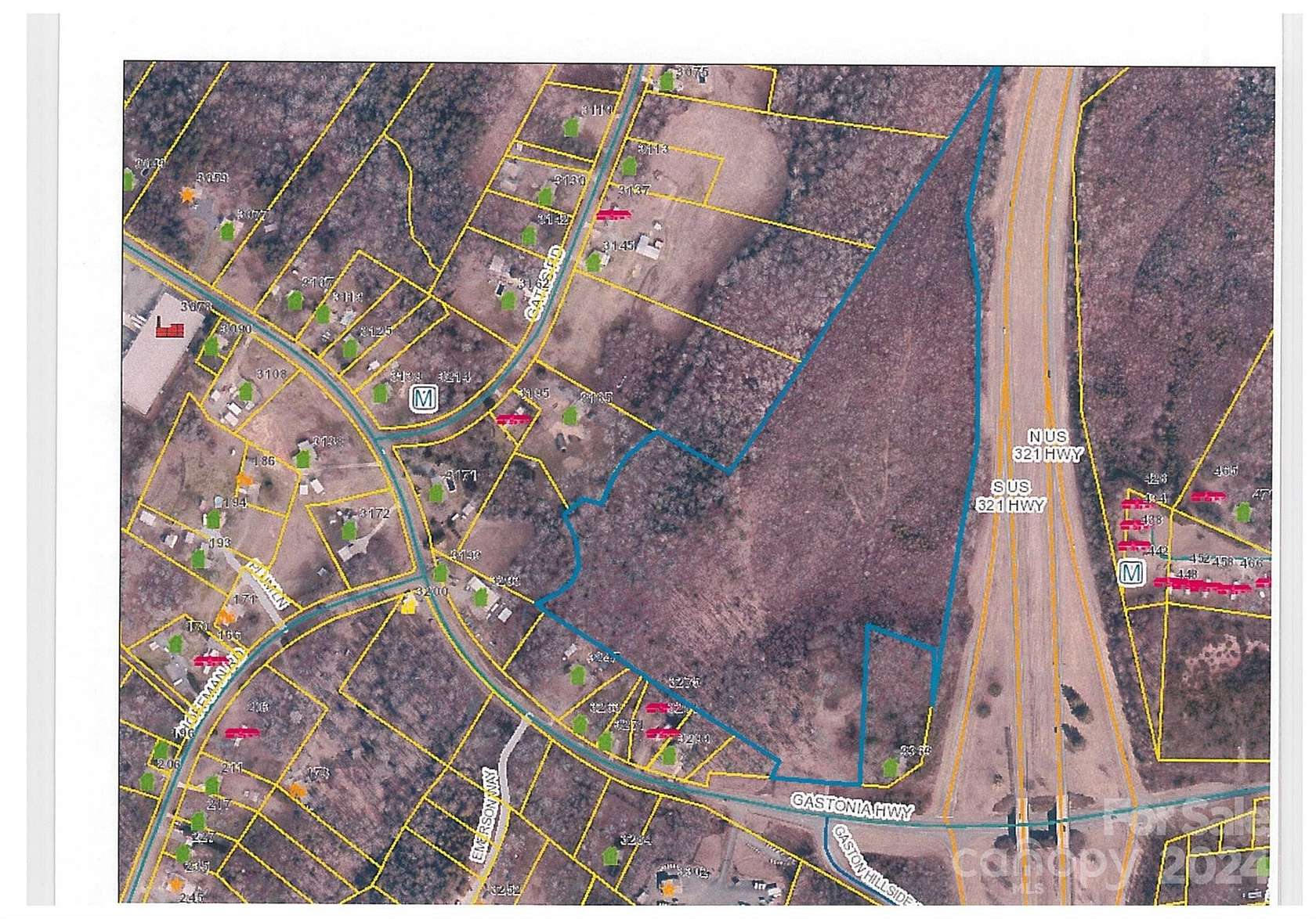 30 Acres of Commercial Land for Sale in Lincolnton, North Carolina