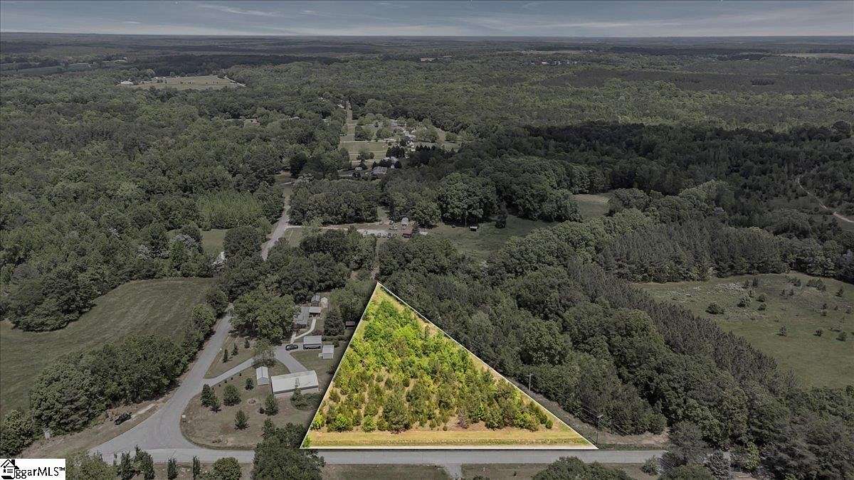 5 Acres of Land for Sale in Iva, South Carolina