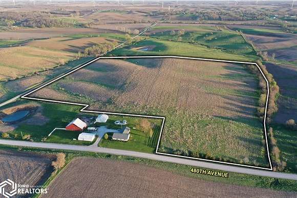 34.9 Acres of Recreational Land & Farm for Sale in Deep River, Iowa