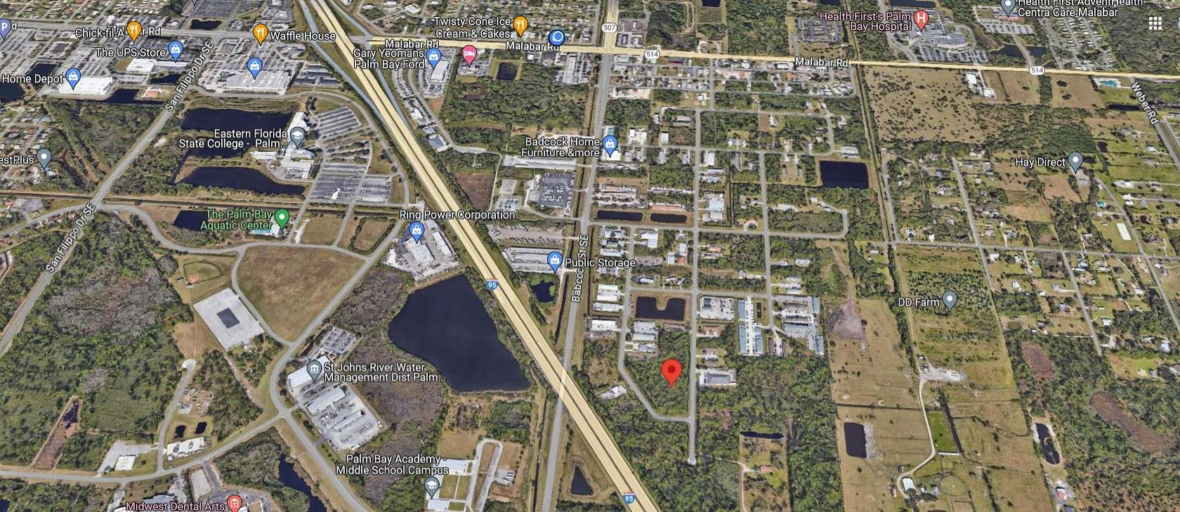 0.51 Acres of Commercial Land for Sale in Palm Bay, Florida