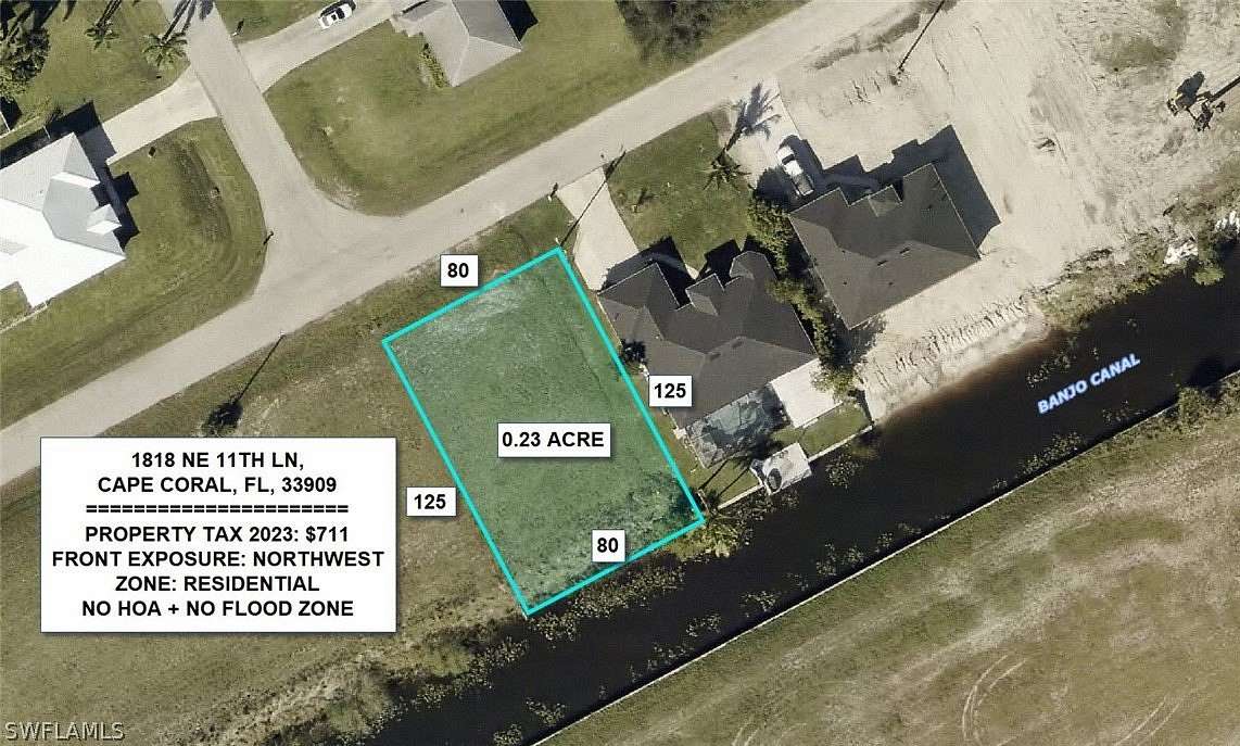 0.23 Acres of Land for Sale in Cape Coral, Florida