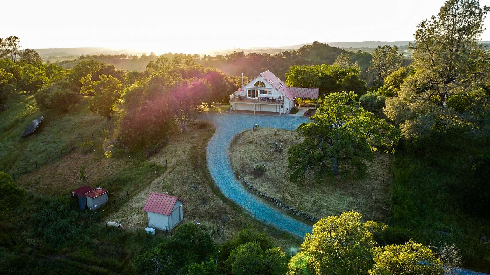 40 Acres of Agricultural Land with Home for Sale in Fiddletown, California