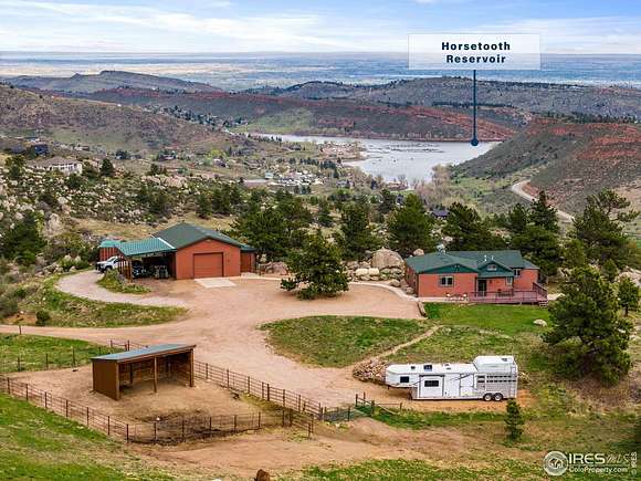 35 Acres of Recreational Land with Home for Sale in Fort Collins, Colorado