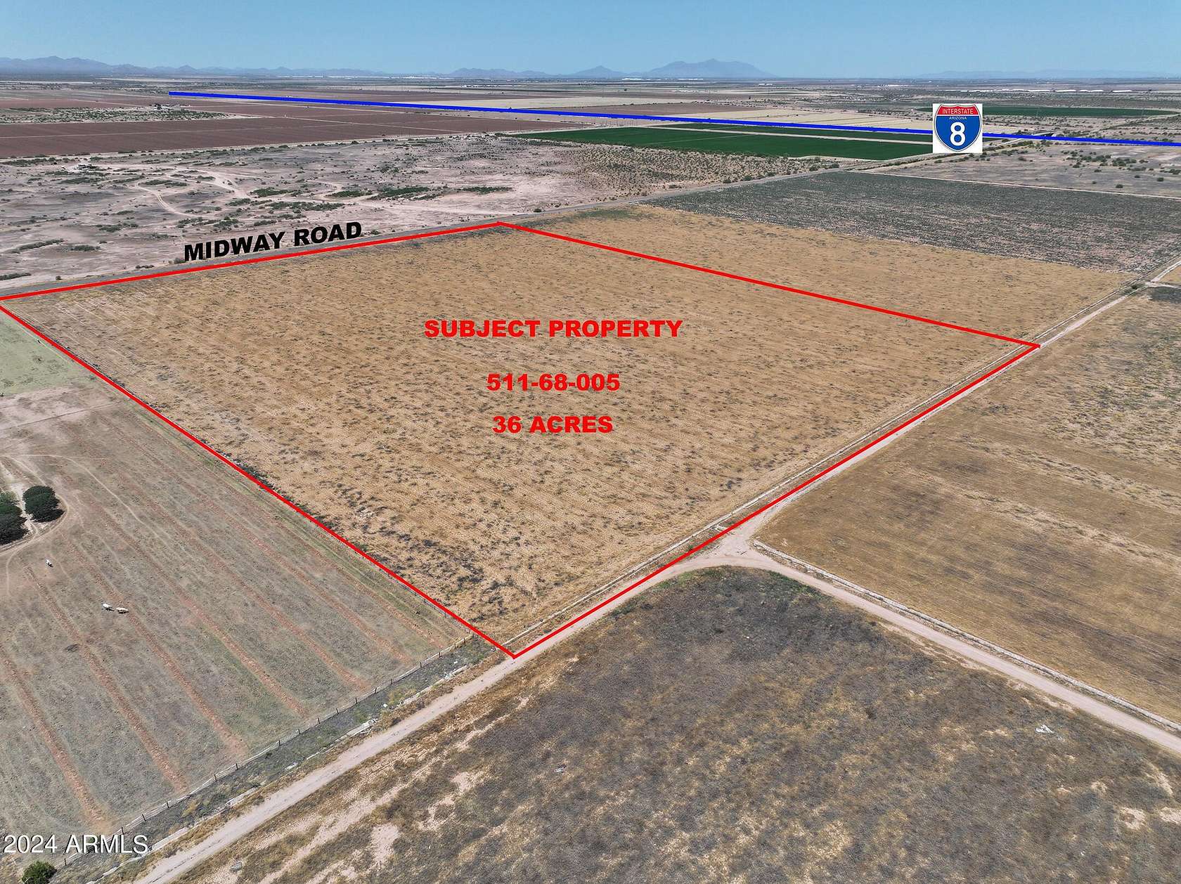 35.89 Acres of Agricultural Land for Sale in Casa Grande, Arizona