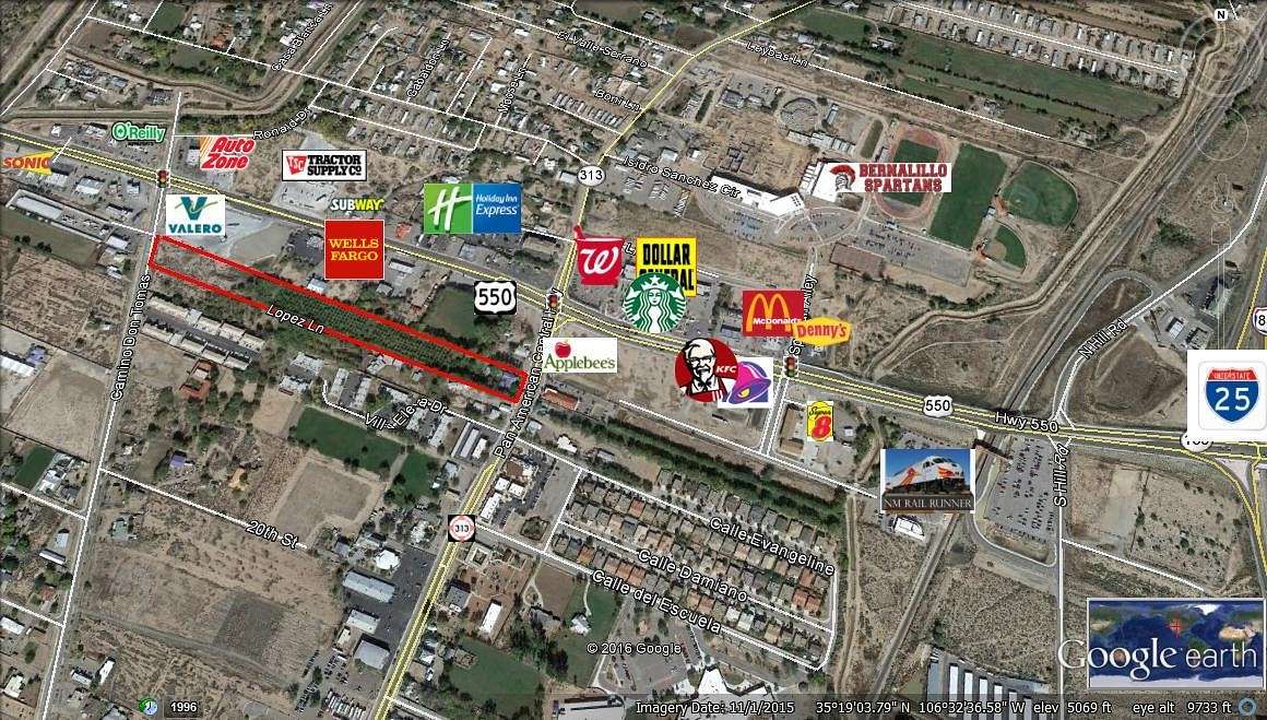 6.5 Acres of Land for Sale in Bernalillo, New Mexico