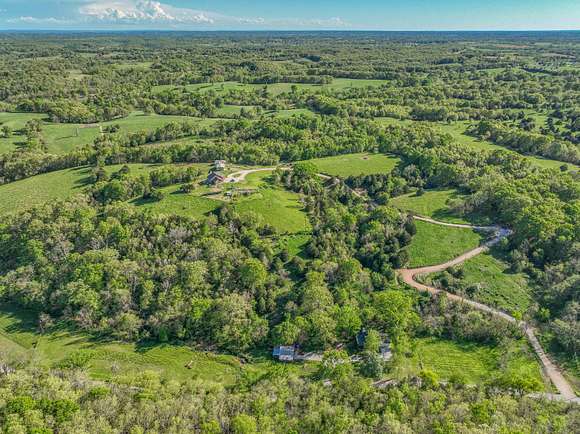 51.42 Acres of Agricultural Land with Home for Sale in Highlandville, Missouri