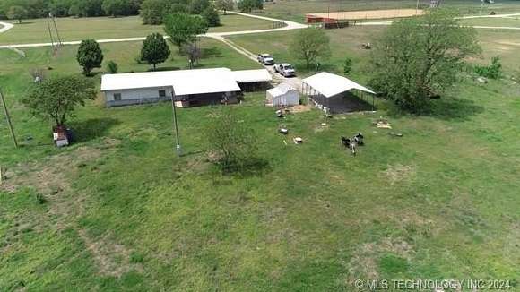 10 Acres of Residential Land with Home for Sale in Lone Grove, Oklahoma