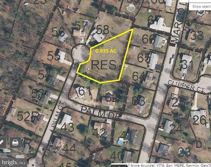 0.93 Acres of Land for Auction in Pasadena, Maryland