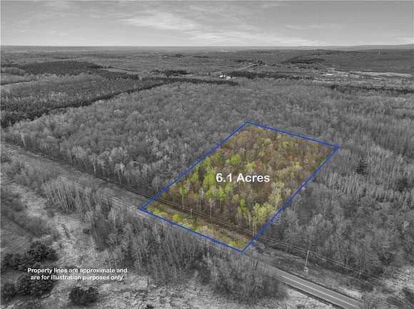 6.1 Acres of Residential Land for Sale in Chetek, Wisconsin