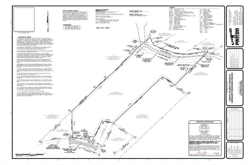 8.6 Acres of Land for Sale in Gainesville, Georgia
