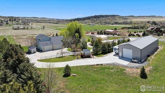 4.8 Acres of Residential Land with Home for Sale in Loveland, Colorado