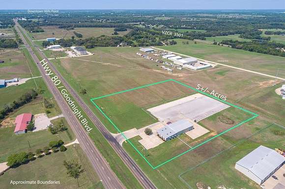 5.2 Acres of Commercial Land for Lease in Wills Point, Texas