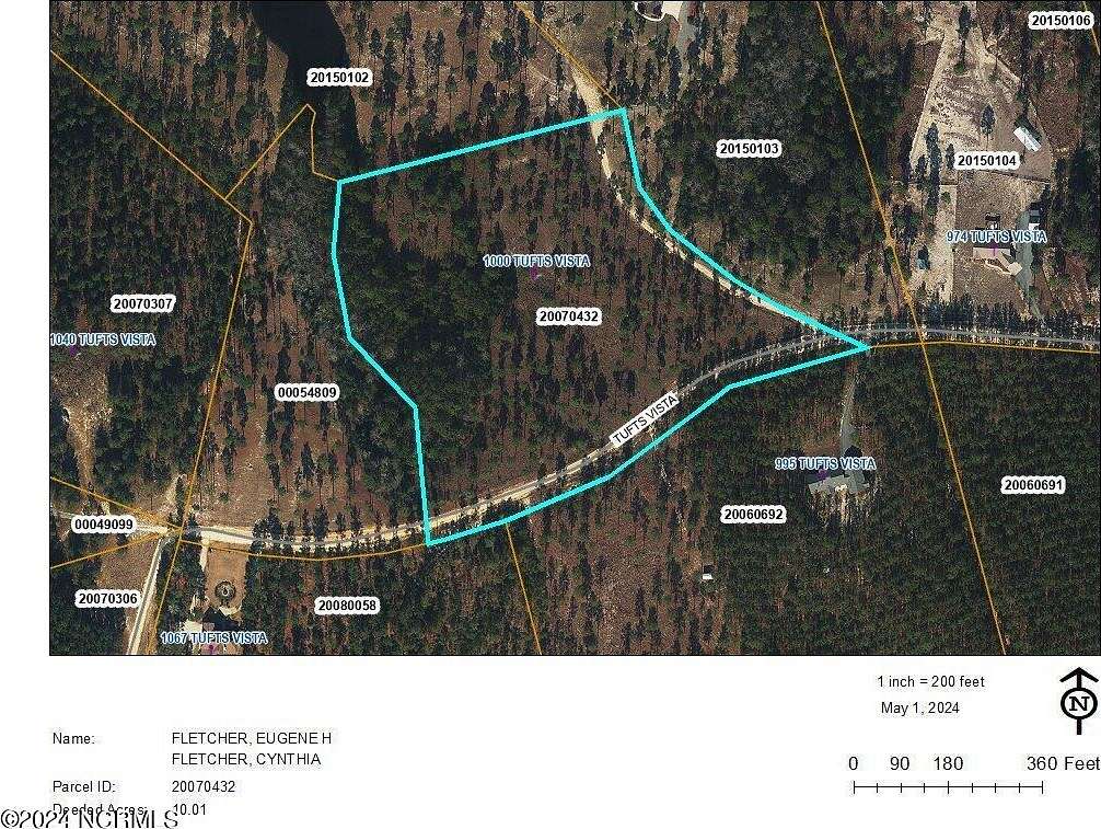 10 Acres of Residential Land for Sale in Jackson Springs, North Carolina