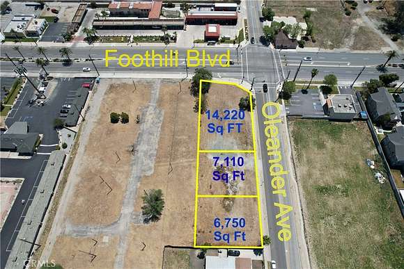 0.33 Acres of Commercial Land for Sale in Fontana, California