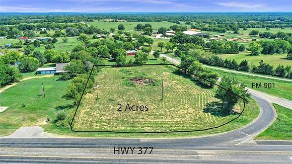 2 Acres of Residential Land for Sale in Gordonville, Texas
