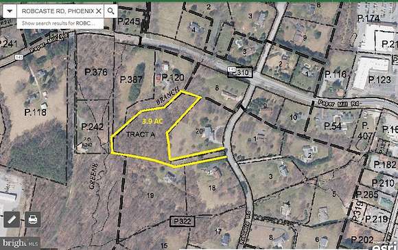 3.9 Acres of Land for Auction in Phoenix, Maryland