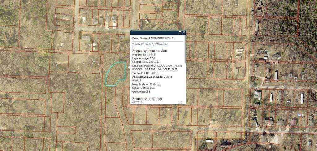 0.5 Acres of Land for Sale in Denison, Texas