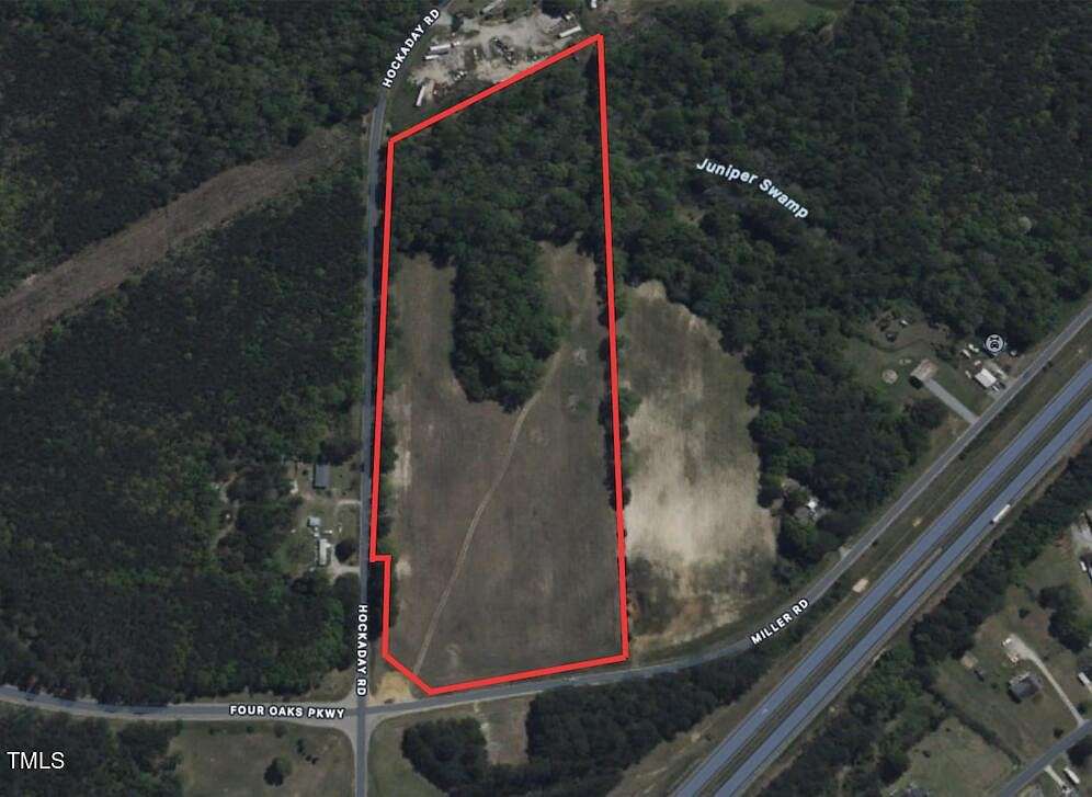 16.2 Acres of Commercial Land for Sale in Four Oaks, North Carolina
