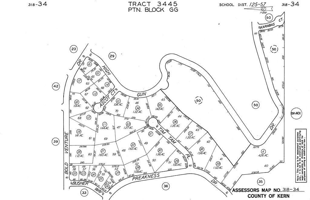 0.76 Acres of Land for Sale in Tehachapi, California