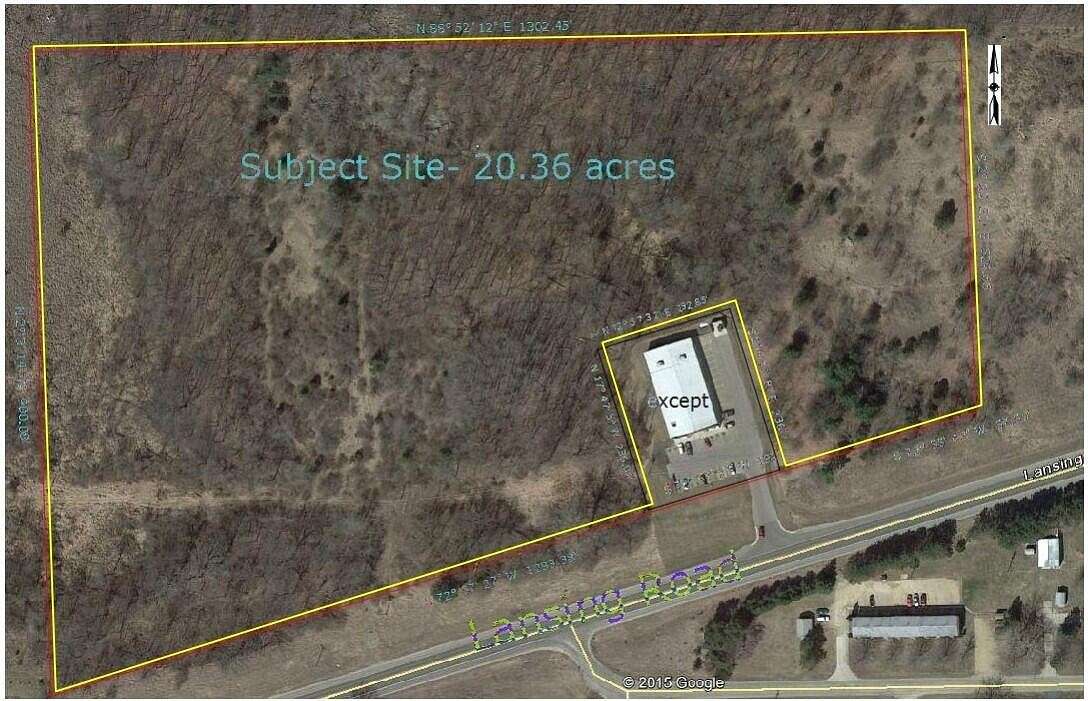 20.3 Acres of Commercial Land for Sale in Perry, Michigan