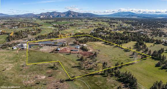 27 Acres of Agricultural Land with Home for Sale in Redmond, Oregon