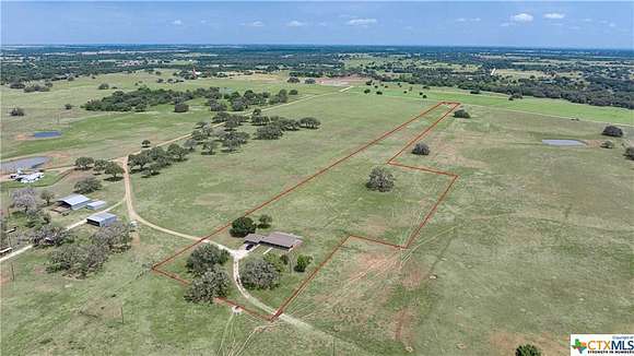 12 Acres of Land with Home for Sale in Yorktown, Texas