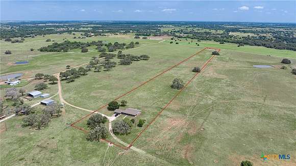 14 Acres of Land with Home for Sale in Yorktown, Texas