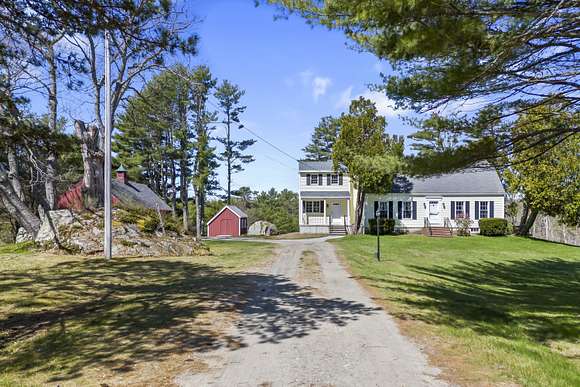 5.7 Acres of Residential Land with Home for Sale in Woolwich, Maine