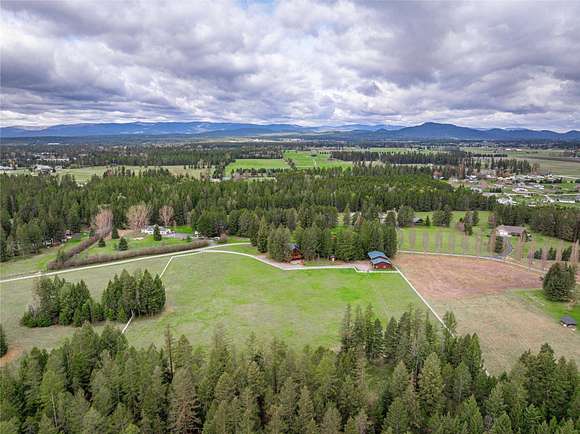 10.1 Acres of Land with Home for Sale in Columbia Falls, Montana