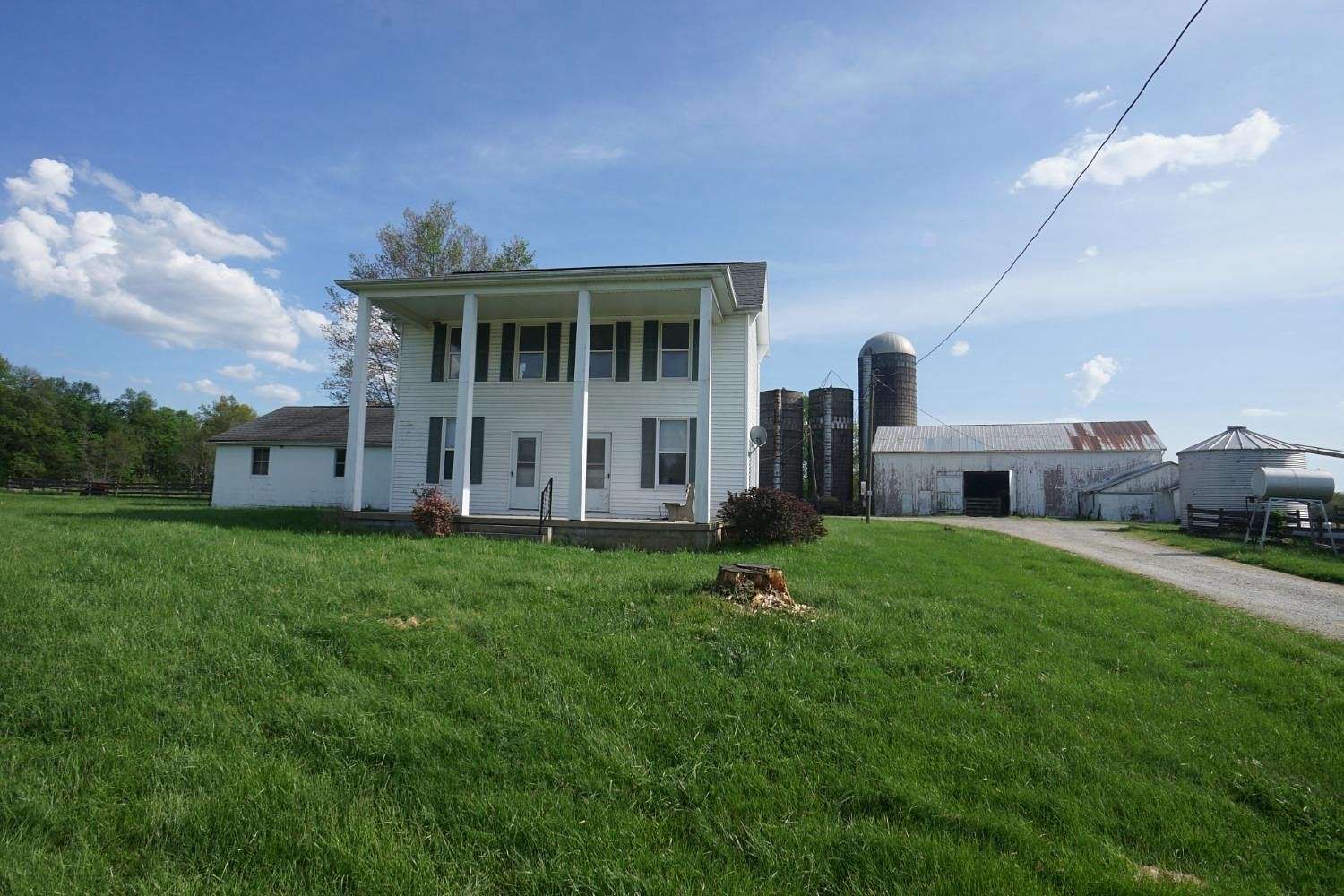 15 Acres of Land with Home for Sale in Batesville, Indiana