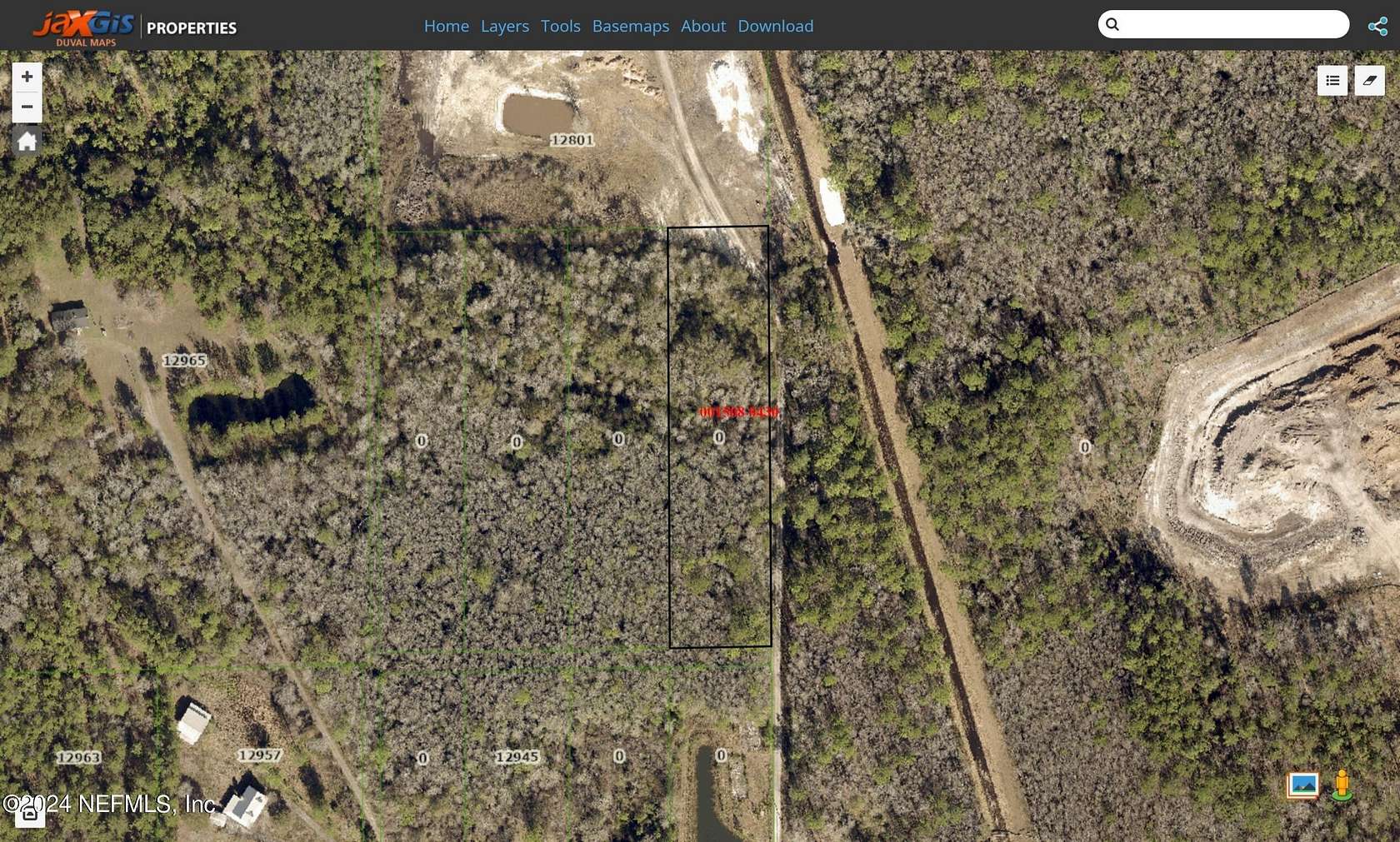2.5 Acres of Land for Sale in Jacksonville, Florida