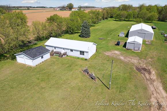 6.2 Acres of Residential Land with Home for Sale in Trufant, Michigan