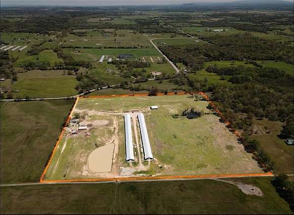 40.5 Acres of Agricultural Land with Home for Sale in Charleston, Arkansas