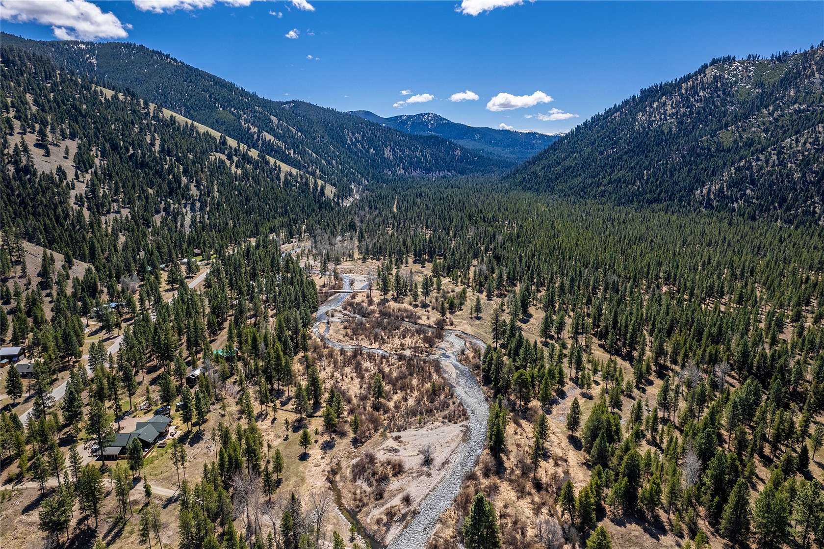 11.4 Acres of Recreational Land with Home for Sale in Darby, Montana