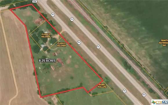 8.3 Acres of Commercial Land for Sale in Smithville, Texas